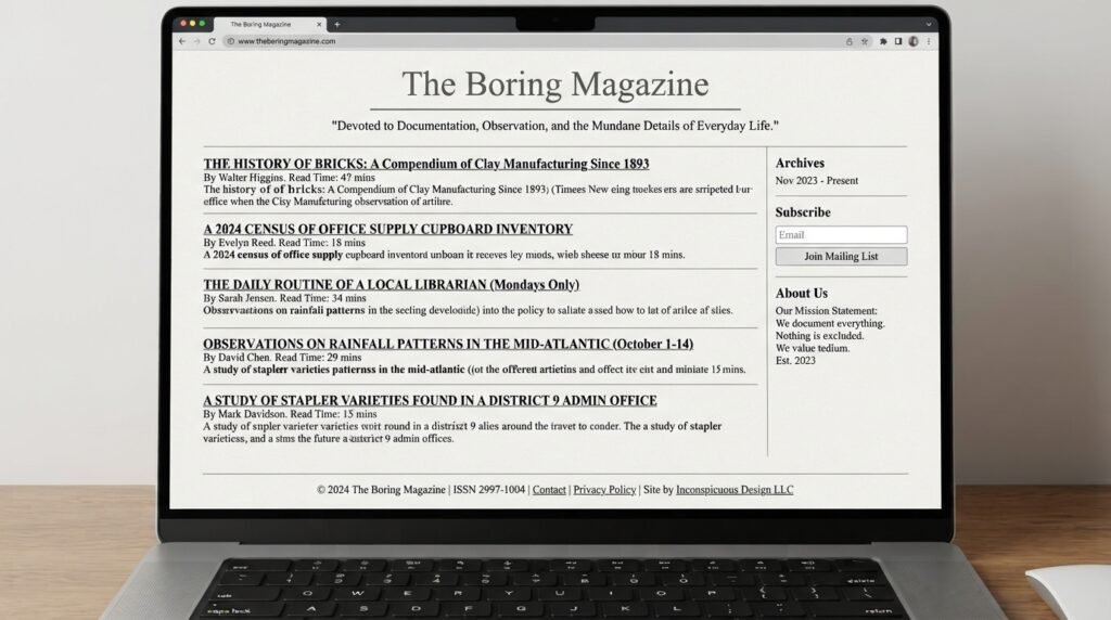 www theboringmagazine.com
